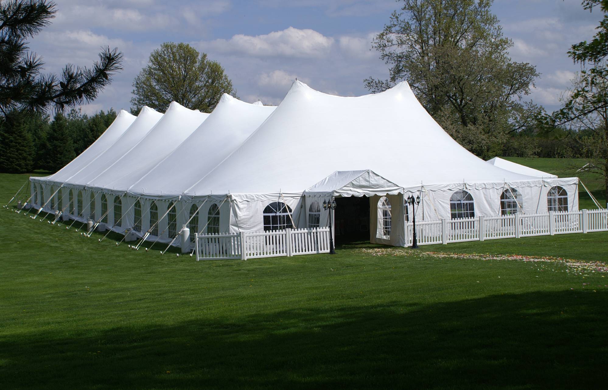 60' Wide Pole Tents